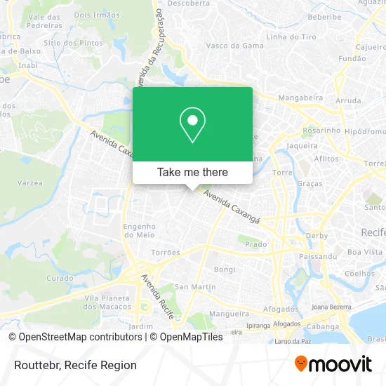 Routtebr map