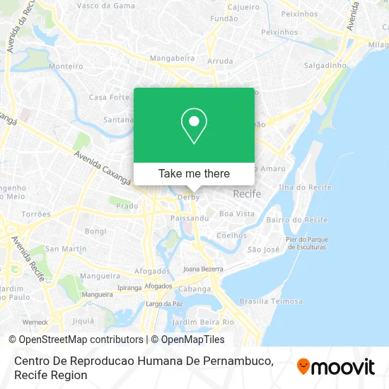 Centro De Reproducao Humana De Pernambuco map