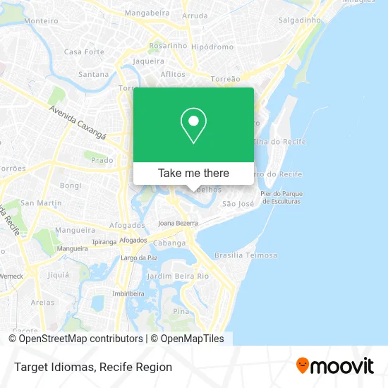 Target Idiomas map