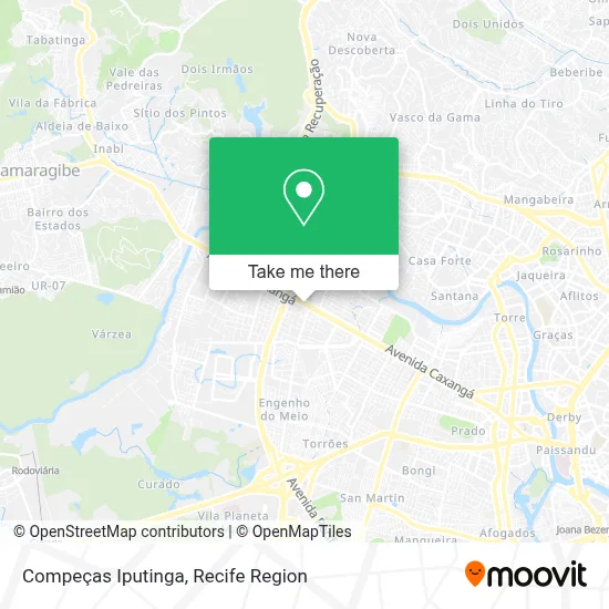 Compeças Iputinga map