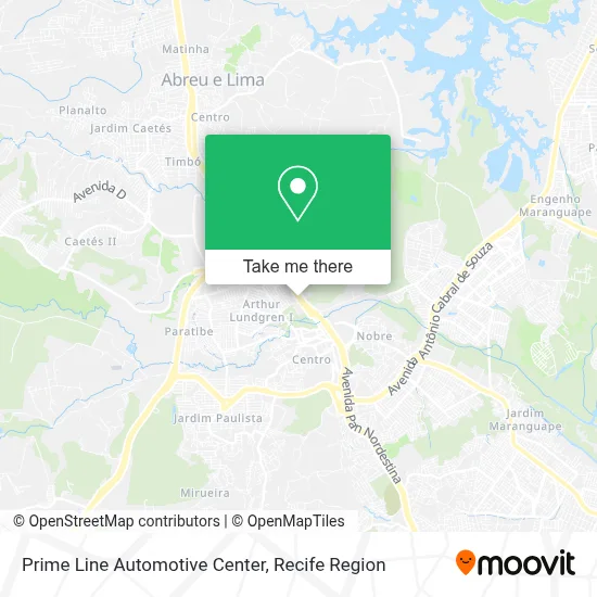 Prime Line Automotive Center map