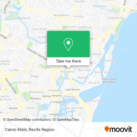 Calvin Klein map