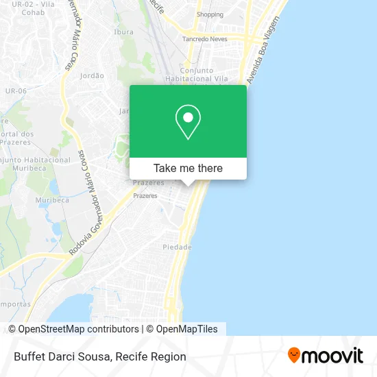 Buffet Darci Sousa map