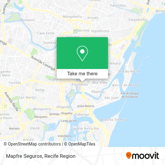 Mapfre Seguros map