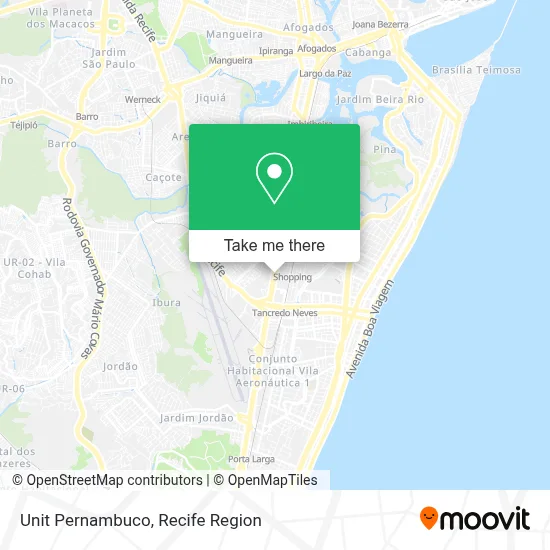 Unit Pernambuco map