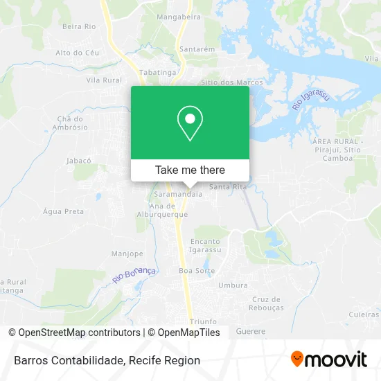 Barros Contabilidade map