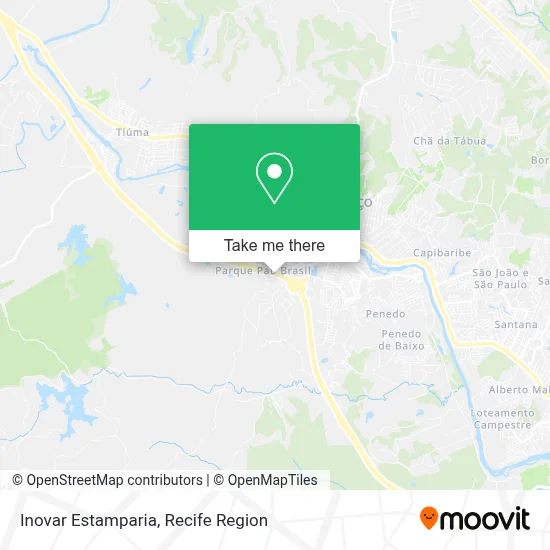 Inovar Estamparia map