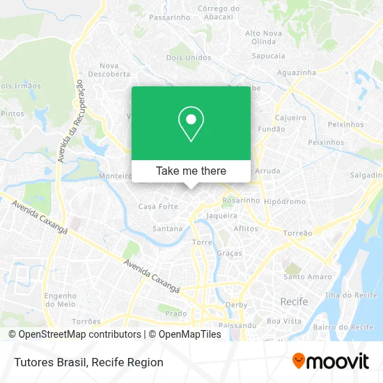 Tutores Brasil map