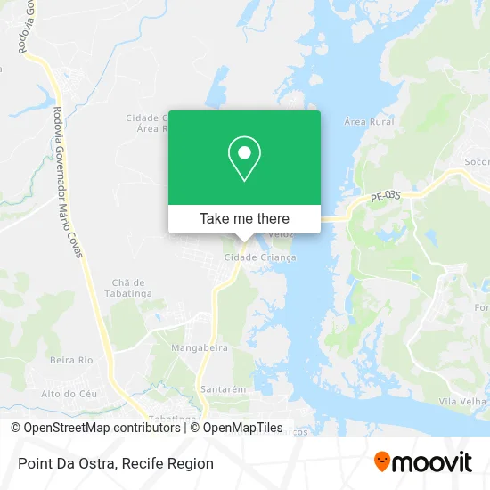 Point Da Ostra map