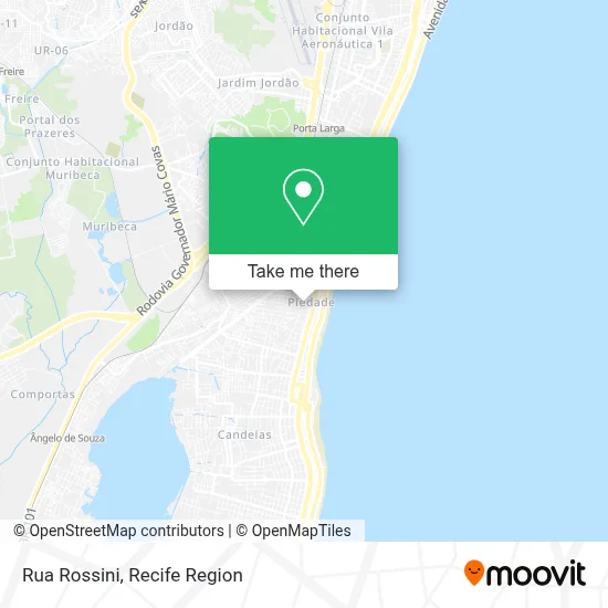 Rua Rossini map