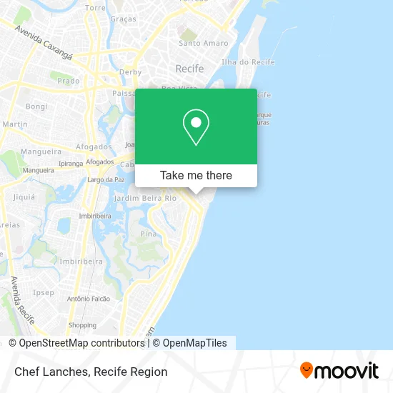 Chef Lanches map