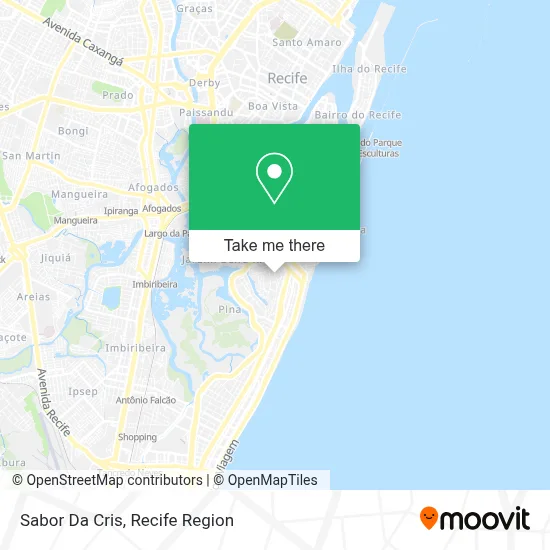 Sabor Da Cris map