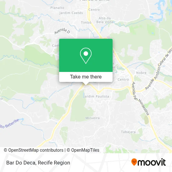 Bar Do Deca map