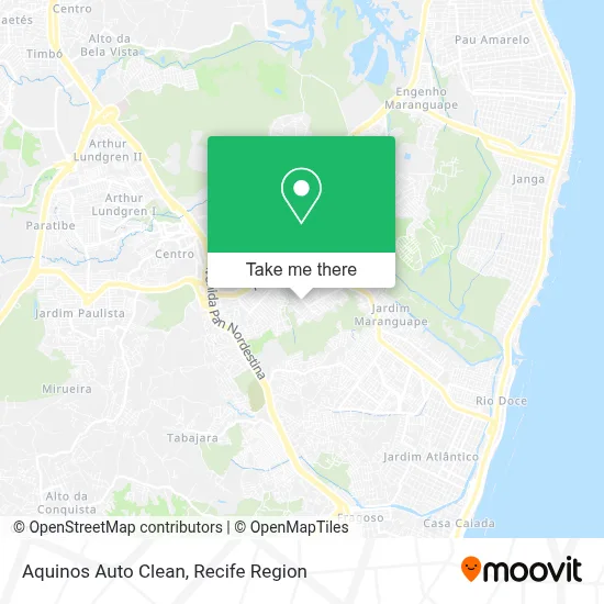 Aquinos Auto Clean map