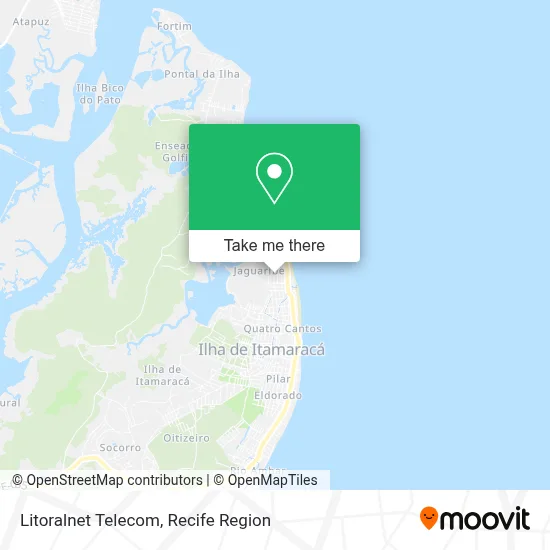 Litoralnet Telecom map