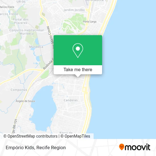 Empório Kids map