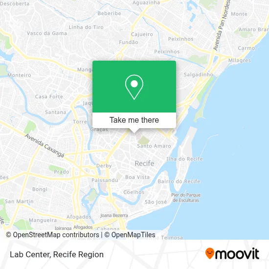 Lab Center map