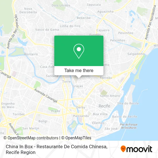 China In Box - Restaurante De Comida Chinesa map