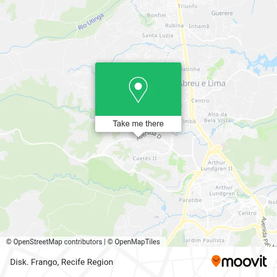 Disk. Frango map