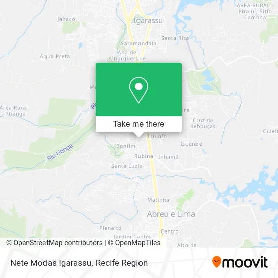 Nete Modas Igarassu map