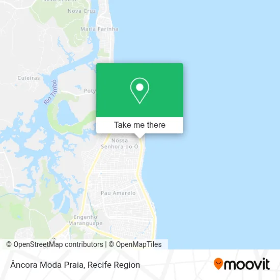 Âncora Moda Praia map