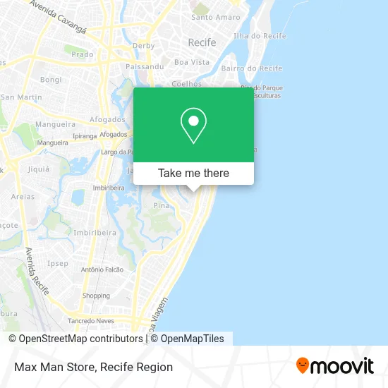 Max Man Store map