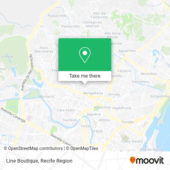 Line Boutique map