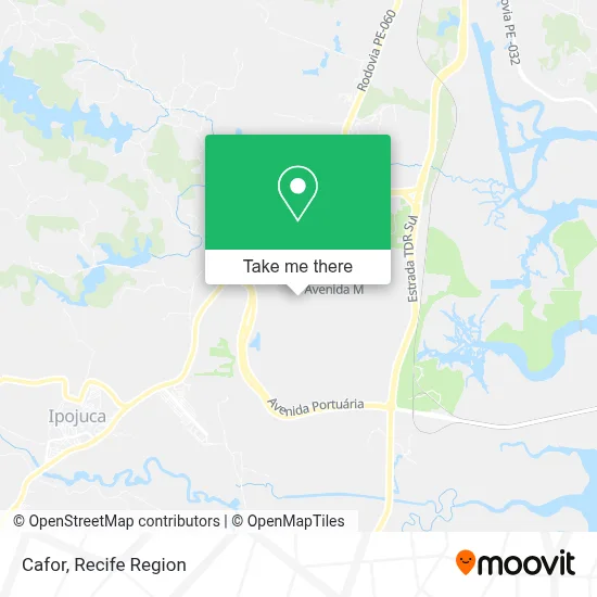 Cafor map
