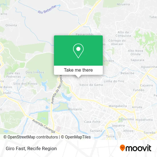 Giro Fast map