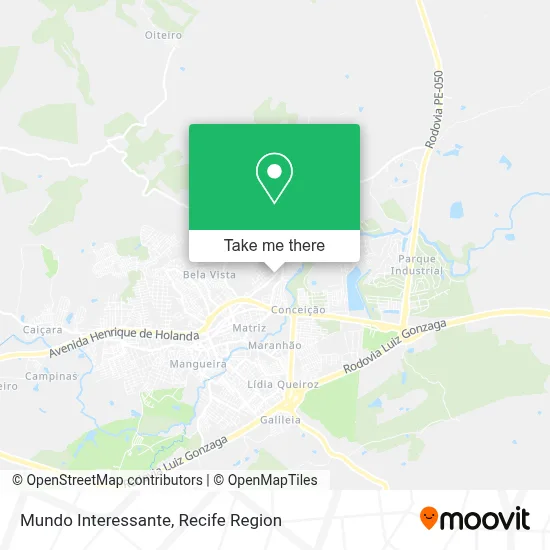 Mundo Interessante map