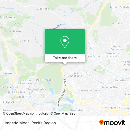 Imperio Moda map