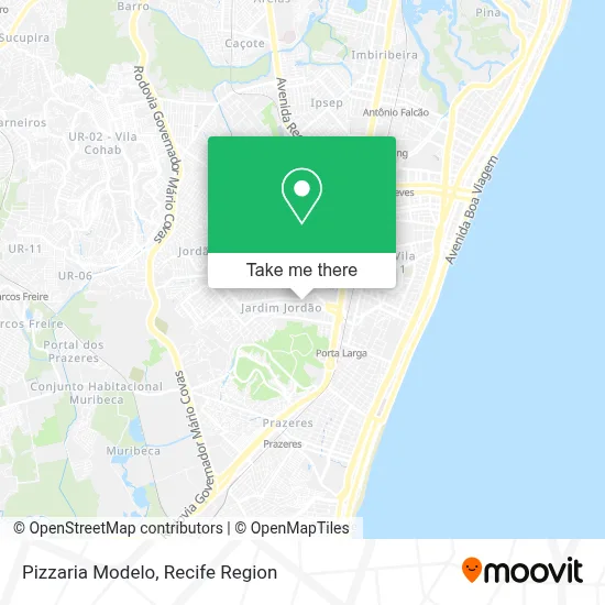 Pizzaria Modelo map