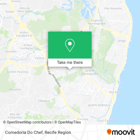 Comedoria Do Chef map