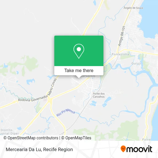 Mercearia Da Lu map