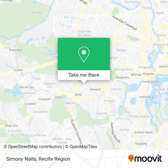 Simony Nails map