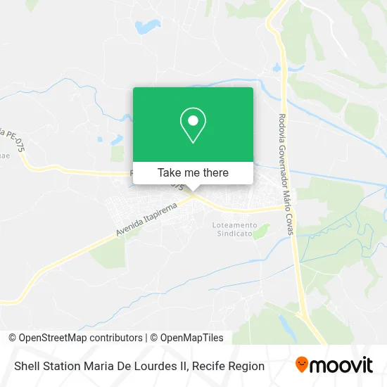 Shell Station Maria De Lourdes II map