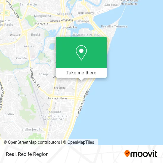 Real map