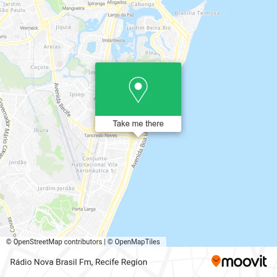 Rádio Nova Brasil Fm map