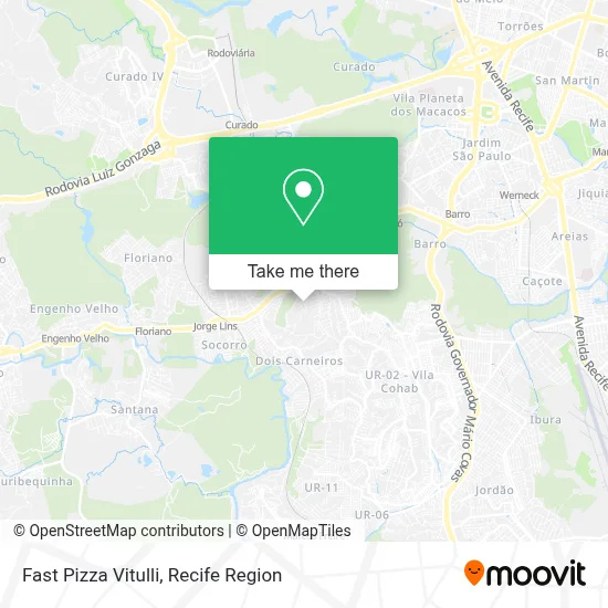 Fast Pizza Vitulli map