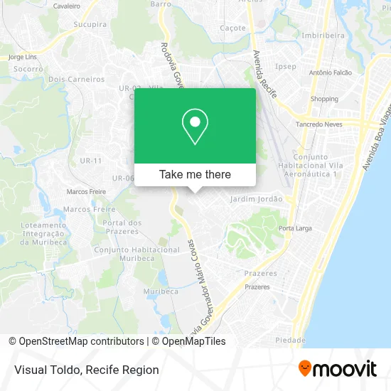 Visual Toldo map