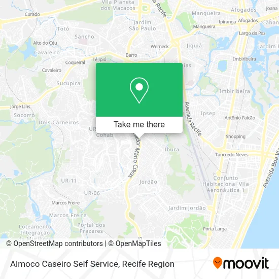 Almoco Caseiro Self Service map