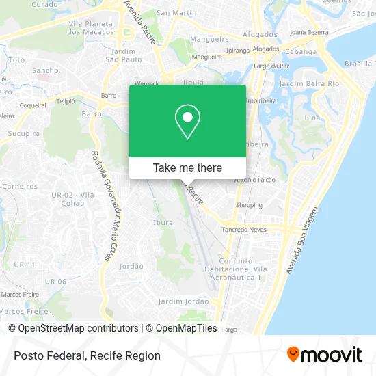 Posto Federal map