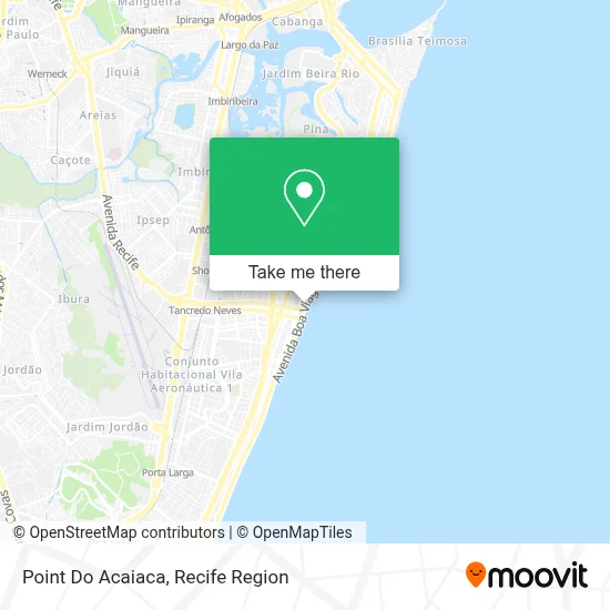 Point Do Acaiaca map