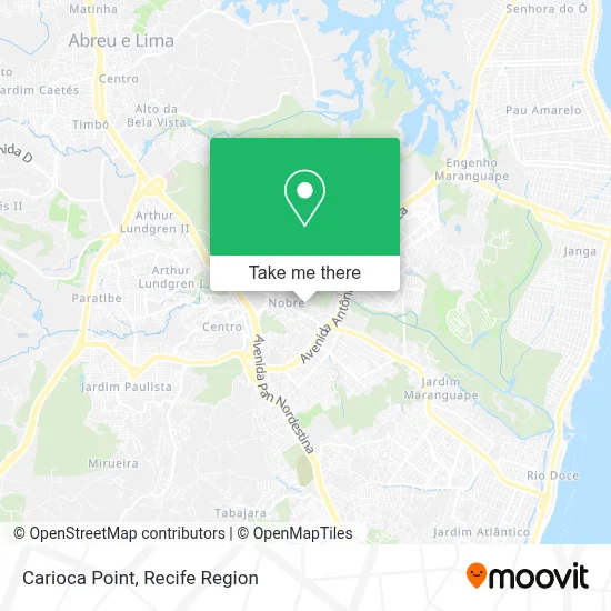 Carioca Point map