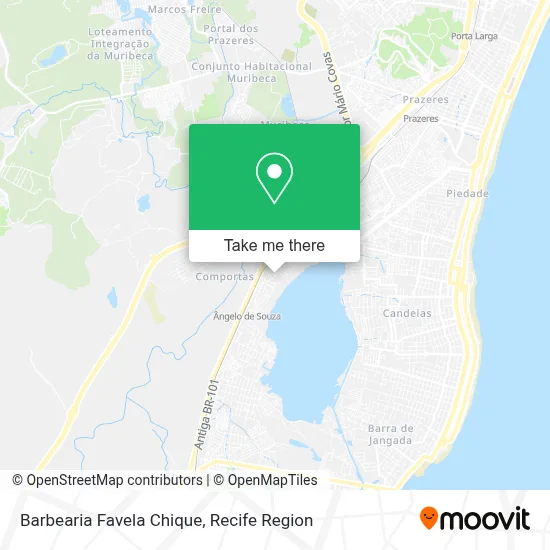 Barbearia Favela Chique map