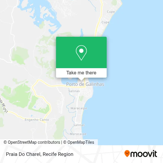Praia Do Charel map