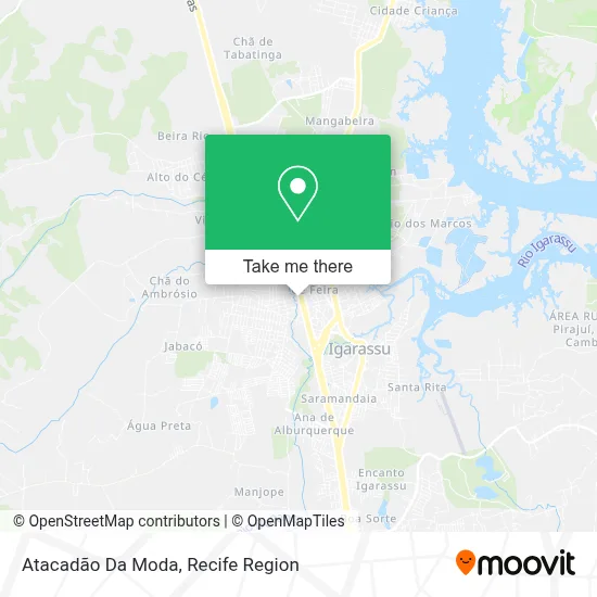Atacadão Da Moda map