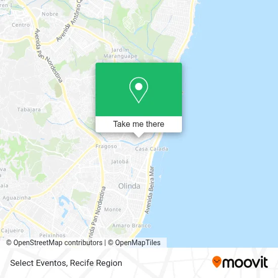 Select Eventos map