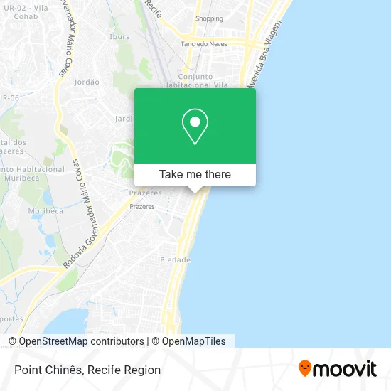 Point Chinês map