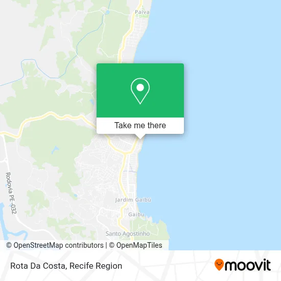 Rota Da Costa map